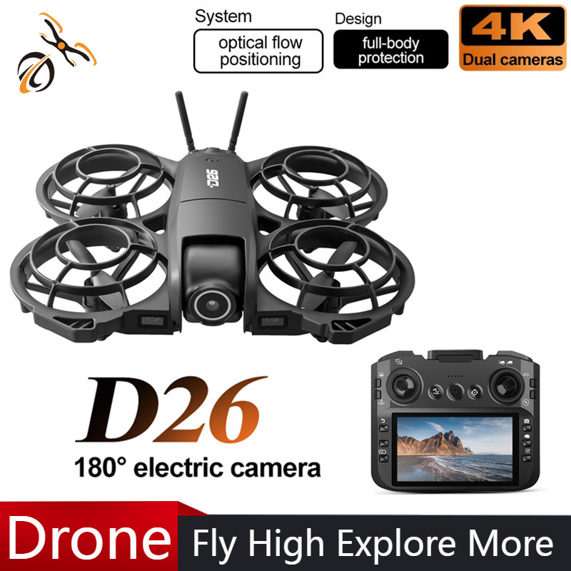 Drone Camera Night Vision - D26 Drone 4K Luchtfoto HD 180