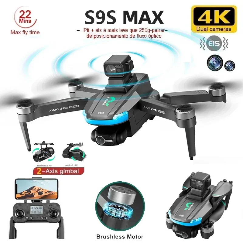 NIEUWE S9S MAX MINI Drone 4K 2 - Drone Camera Night Vision recensie en prijs