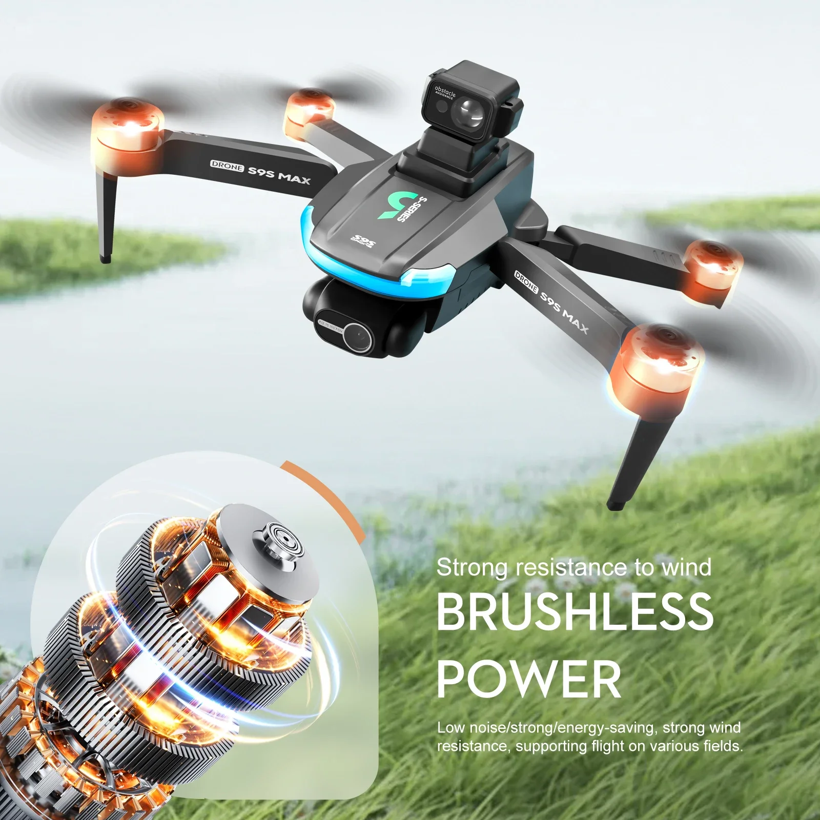NIEUWE S9S MAX MINI Drone 4K 2 - Drone Camera Night Vision recensie en prijs