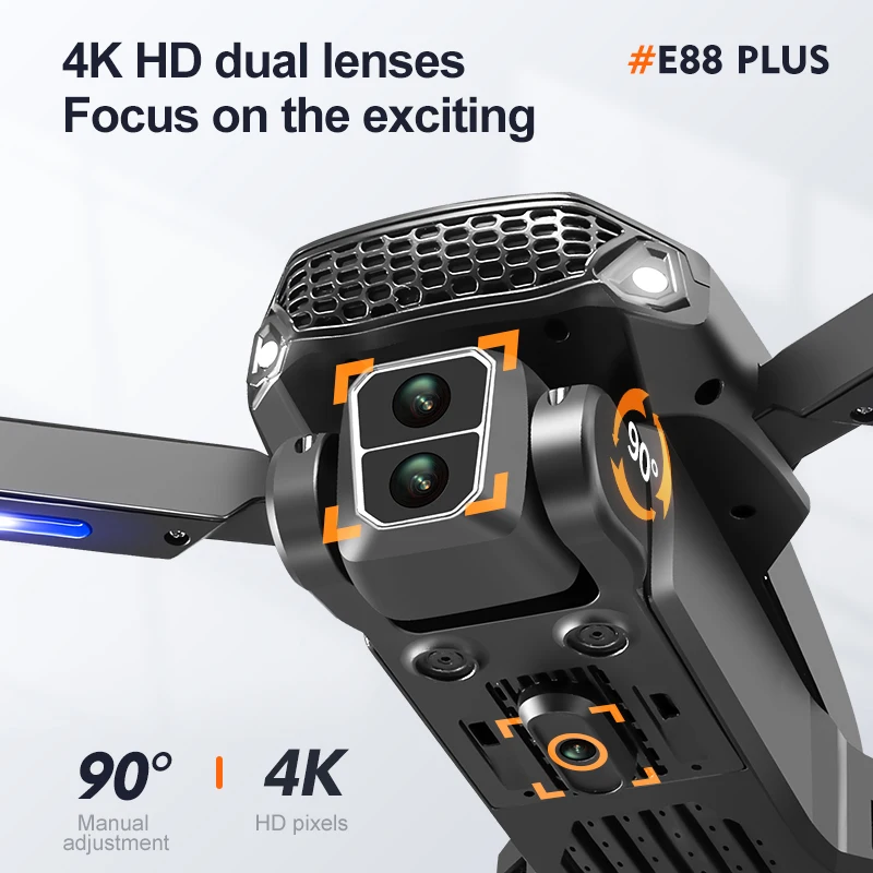 Nieuwe E88 Plus Quadcopter Dro - Drone Camera Night Vision recensie en prijs
