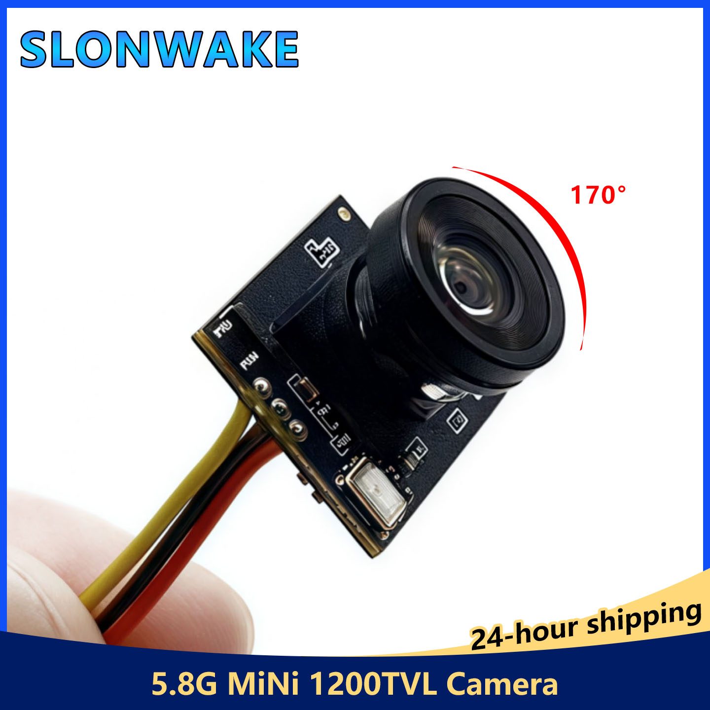 SLONWAKE Ultra Mini 5.8G FPV-c - Drone Camera Wide Angle recensie en prijs